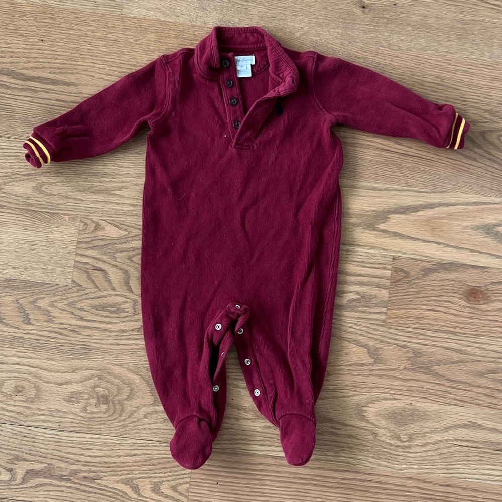 Ralph Lauren one piece baby outfit sweater size 9 months